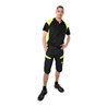 Fristads Poloshirt 7047 PHV Größe XS Schwarz/Gelb