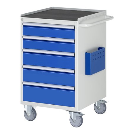 Rau Montagewagen Metall mit 5 Schubladen 2x120 2x150 1x180mm