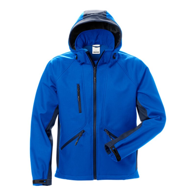 Fristads Acode Softshell-Jacke 1414 SHI Größe XL Königsblau/Marine