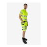 Fristads High Vis Green Handwerker Stretch-Shorts Kl. 2 2646 GSTP Größe C56 Warnschutz-Gelb/Marine