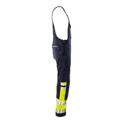 Fristads Flamestat High Vis Latzhose 2168 ATHF Größe C48 Warnschutz-Gelb/Marine