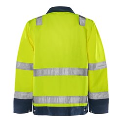 Fristads High Vis Jacke Kl. 3 4794 TH Größe L Warnschutz-Gelb/Marine