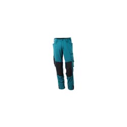 Mascot Hose mit Knietaschen, Stretchstoff Hose Dunkelpetroleum