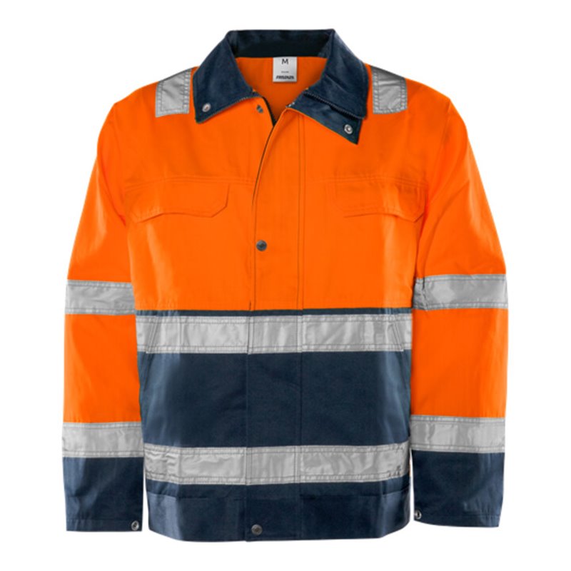 Fristads High Vis Jacke Kl. 3 4794 TH Größe M Warnschutz-Orange/Marine