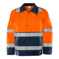 Fristads High Vis Jacke Kl. 3 4794 TH Größe XS Warnschutz-Orange/Marine