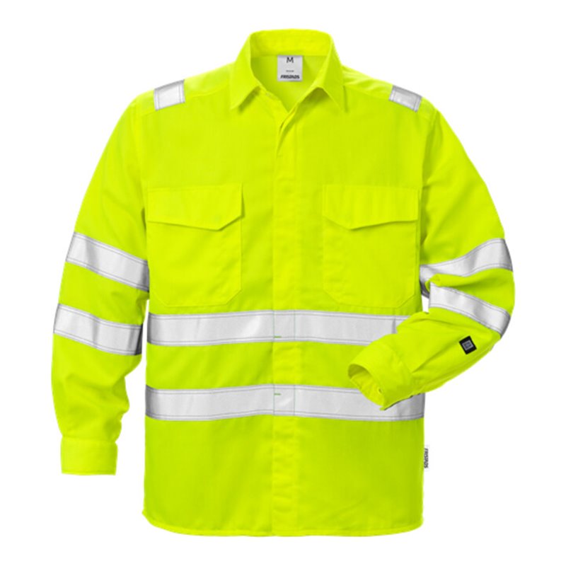 Fristads High Vis Shirt Kl. 3 7049 SPD Größe M Warnschutz-Gelb