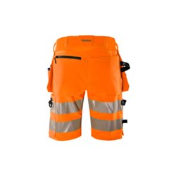 Fristads High Vis Green Handwerker Stretch-Shorts Kl. 2 2646 GSTP Größe C52 Warnschutz-Orange/Marine