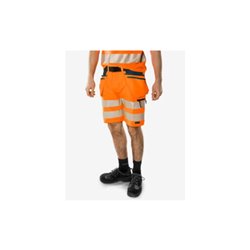 Fristads High Vis Green Handwerker Stretch-Shorts Kl. 2 2646 GSTP Größe C52 Warnschutz-Orange/Marine