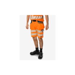Fristads High Vis Green Handwerker Stretch-Shorts Kl. 2 2646 GSTP Größe C50 Warnschutz-Orange/Marine