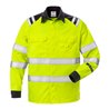 Fristads Flamestat High Vis Hemd Kl. 3 7050 ATS Größe 4XL Warnschutz-Gelb/Marine