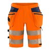 Fristads High Vis Green Handwerker Stretch-Shorts Kl. 2 2646 GSTP Größe C60 Warnschutz-Orange/Marine