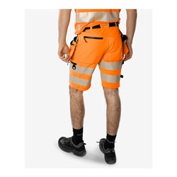 Fristads High Vis Green Handwerker Stretch-Shorts Kl. 2 2646 GSTP Größe C60 Warnschutz-Orange/Marine