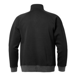Fristads Acode Zipper-Sweatshirt 1755 DF Größe L Schwarz/Grau