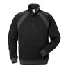 Fristads Acode Zipper-Sweatshirt 1755 DF Größe S Schwarz/Grau