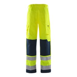 Fristads High Vis Hose Kl. 2 2001 TH Größe C64 Warnschutz-Gelb/Marine
