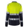 Fristads Damen Flamestat High Vis T-Shirt, La. Kl. 1 7108 TFL Größe XL Warnschutz-Gelb/Marine