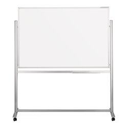 Magnetoplan ferroscript-Schreibtafel mobil, doppelseitig, 2200 x 1200 mm