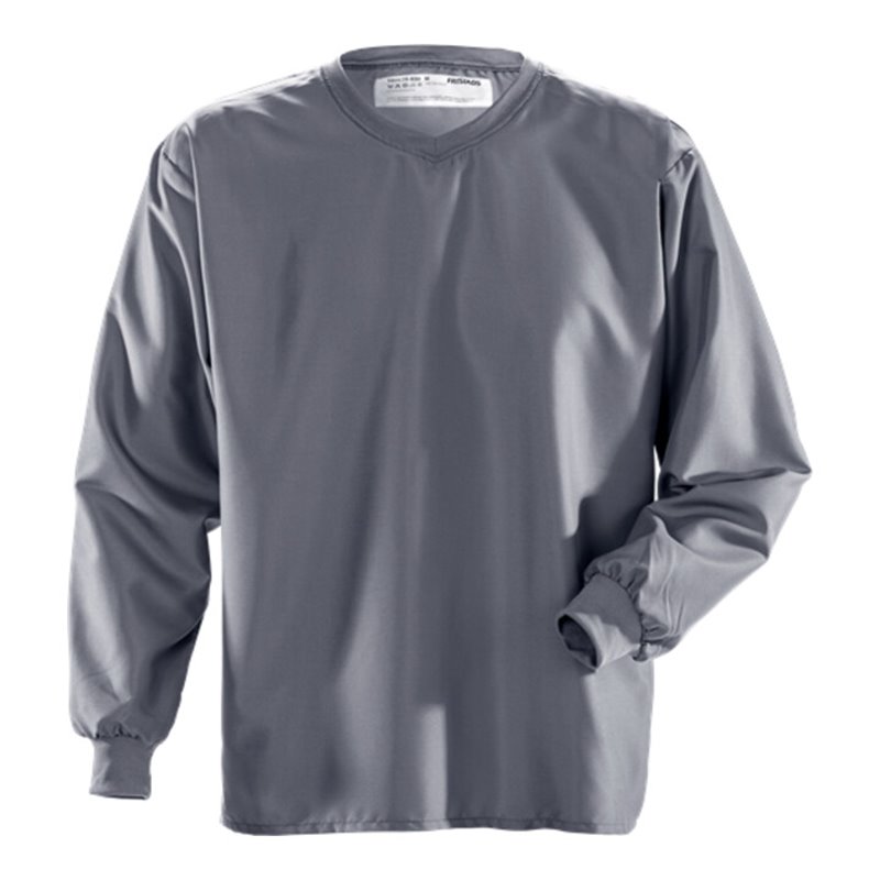 Fristads Reinraum T-Shirt Langarm 7R005 XA80 Größe L Dunkelgrau