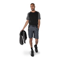 Fristads Service-Stretch-Shorts 2543 LWR Größe C44 Grau/Schwarz