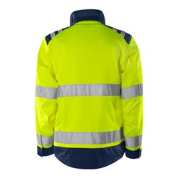 Fristads High Vis Green Jacke Kl. 3 4067 GPLU Größe 3XL Warnschutz-Gelb/Marine