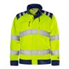Fristads High Vis Green Jacke Kl. 3 4067 GPLU Größe 4XL Warnschutz-Gelb/Marine