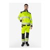 Fristads High Vis Green Jacke Kl. 3 4067 GPLU Größe L Warnschutz-Gelb/Marine