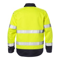Fristads Flame High Vis Jacke Kl. 3 4584 FLAM Größe 4XL Warnschutz-Gelb/Marine