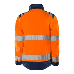 Fristads High Vis Green Jacke Kl. 3 4067 GPLU Größe 2XL Warnschutz-Orange/Marine