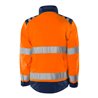 Fristads High Vis Green Jacke Kl. 3 4067 GPLU Größe S Warnschutz-Orange/Marine