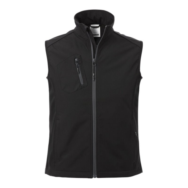 Fristads Acode Softshell-Weste 1506 SBT Größe S Schwarz