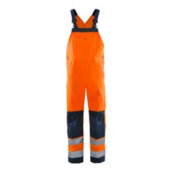 Fristads High Vis Latzhose Kl. 2 1001 TH Größe C58 Warnschutz-Orange/Marine