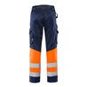 Fristads High Vis Green Hose Kl. 1 2649 GPLU Größe C152 Warnschutz-Orange/Marine