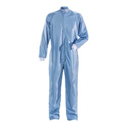 Fristads Reinraum Overall 8R013 XR50 Größe XS Blassblau