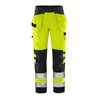 Fristads High Vis Green Handwerkerhose Kl. 2 2641 GPLU Größe C150 Warnschutz-Gelb/Schwarz