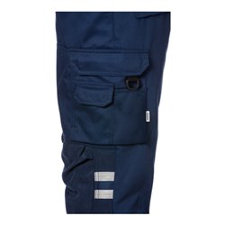 Fristads High Vis Latzhose Kl. 1 1025 PLU Größe C150 Warnschutz-Gelb/Marine