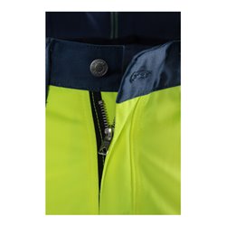 Fristads High Vis Stretch-Hose Klasse 2 2712 PLU Größe C156 Warnschutz-Gelb/Marine