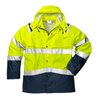 Fristads High Vis Regenjacke Kl. 3 4624 RS Größe 4XL Warnschutz-Gelb/Marine