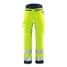 Fristads High Vis Stretch-Hose Klasse 2 2712 PLU Größe D116 Warnschutz-Gelb/Marine