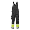 Fristads High Vis Latzhose Kl. 1 1025 PLU Größe C58 Warnschutz-Gelb/Schwarz