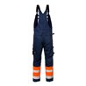 Fristads High Vis Latzhose Kl. 1 1025 PLU Größe C146 Warnschutz-Orange/Marine