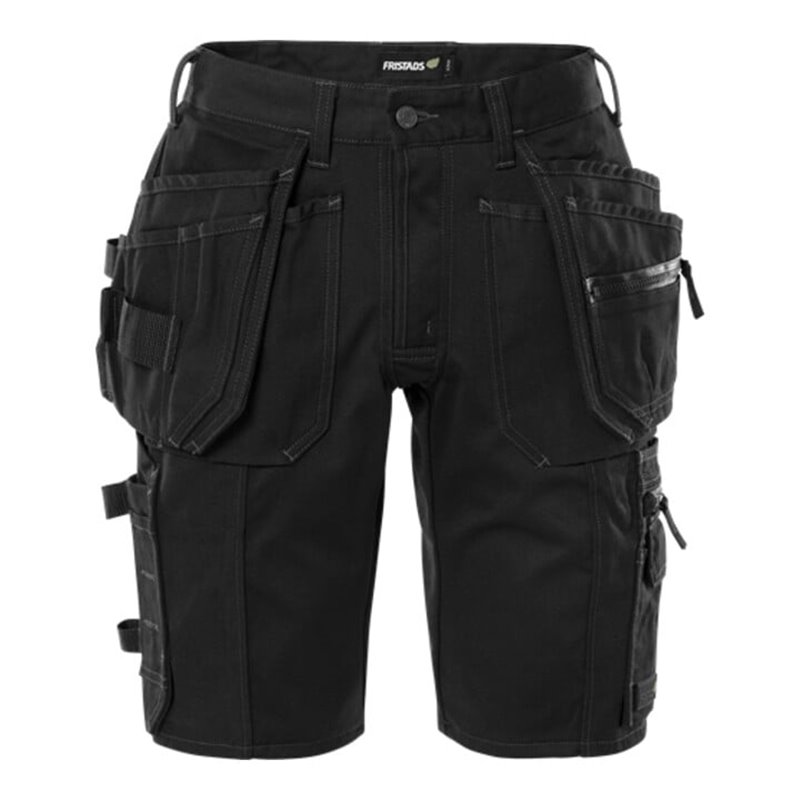 FHB WIM Zunft-Shorts Rips-Moleskin schwarz