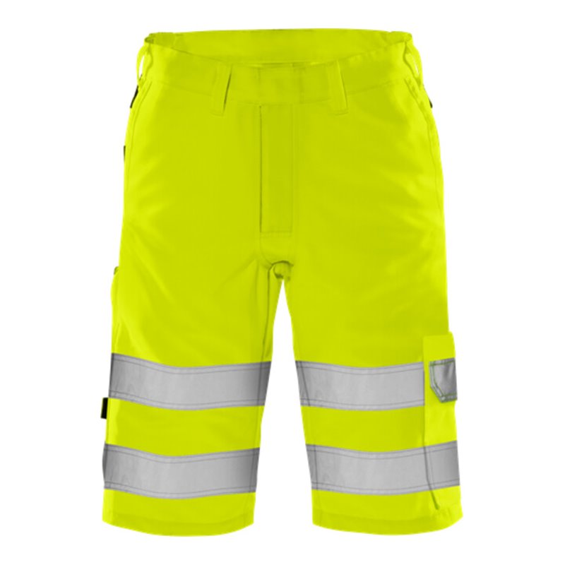 Fristads High Vis Green Shorts Kl. 2 2650 GPLU Größe C58 Warnschutz-Gelb