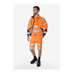 Fristads High Vis Green Shorts Kl. 2 2650 GPLU Größe C56 Warnschutz-Orange