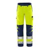 Fristads High Vis Green Hose Kl. 2 2651 GPLU Größe C148 Warnschutz-Gelb/Marine