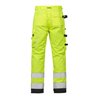 Fristads High Vis Handwerkerhose Damen Kl. 2 2125 PLU Größe 38 Warnschutz-Gelb/Schwarz