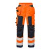 Fristads High Vis Handwerkerhose Damen Kl. 2 2125 PLU Größe 36 Warnschutz-Orange/Marine