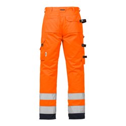 Fristads High Vis Handwerkerhose Damen Kl. 2 2125 PLU Größe 46 Warnschutz-Orange/Marine