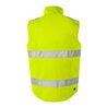 Fristads High Vis Green Weste Kl. 2 5067 GPLU Größe 3XL Warnschutz-Gelb