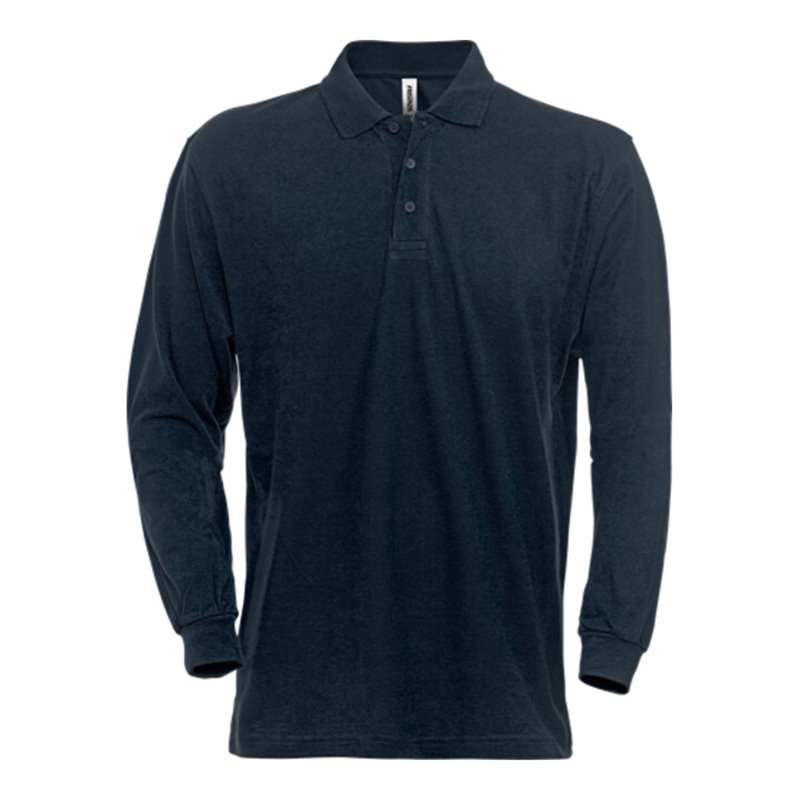 Fristads Acode Poloshirt Langarm 1722 PIQ Größe 3XL Dunkelmarine