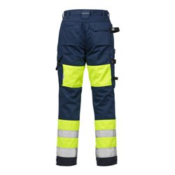 Fristads High Vis Handwerkerhose Damen Kl. 1 2129 PLU Größe 38 Warnschutz-Gelb/Marine